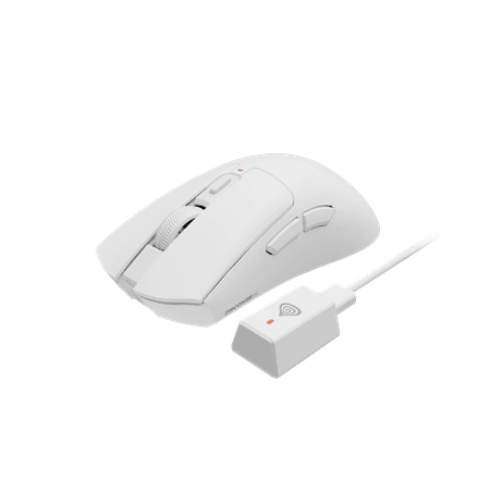 Genesis Zircon 880 Pro 8k wireless hiir valge
