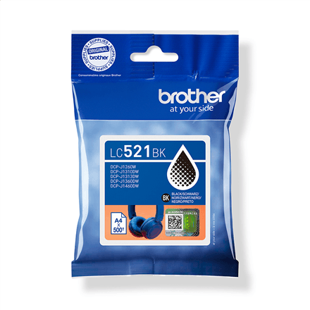 Brother LC521BK Black Ink Cartridge
