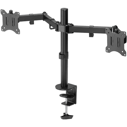 Goobay lauakinnitus kahele monitorile 17–32", kuni 8 kg ekraani kohta