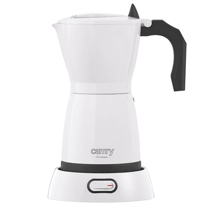 Camry CR 4415w Electric Moka Coffee Maker 480W White