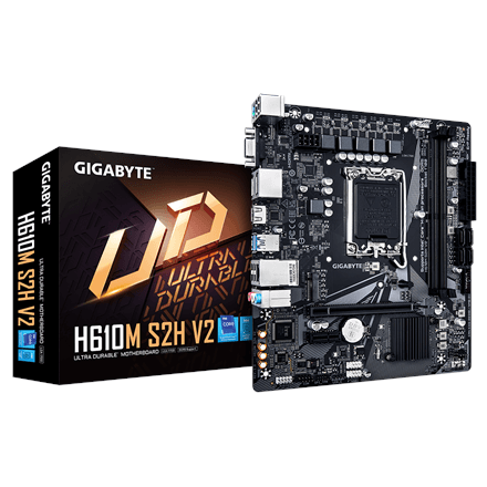 Gigabyte H610M S2H V2 emaplaat, LGA1700, DDR5