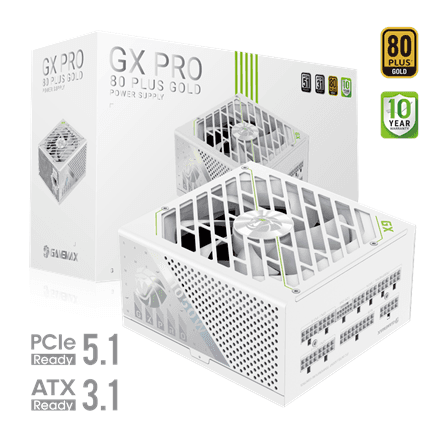 Gamemax GX PRO 1050G WH 1050W Gold блок питания