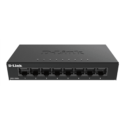 D-Link DGS-108GL/E 8-port Gigabit Ethernet switch