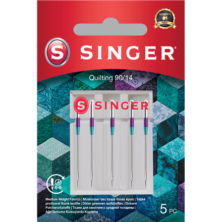 Singer vatiininõelad 90/14, 5 tk
