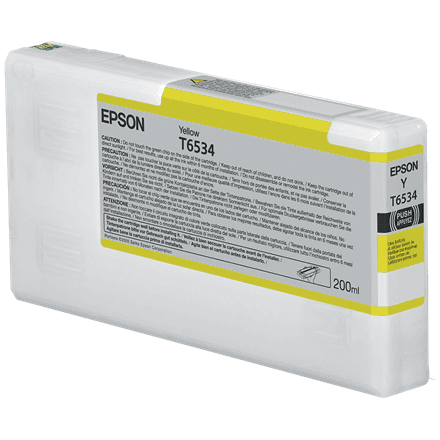 Epson T6534 картридж жёлтый 200 мл