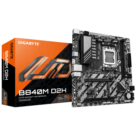 Gigabyte B840M D2H материнская плата AM5 DDR5