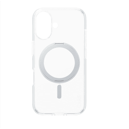 CARE Feature case with MagSafe for iPhone 16, silver