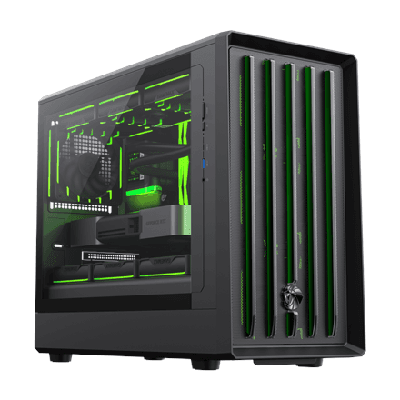 Gamemax CLAW 360 BK корпус M-ATX для компьютера