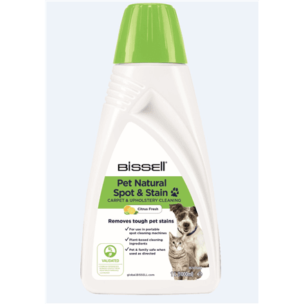 Bissell PET Spot and Stain Portable Carpet Cleaning Solution 1000ml