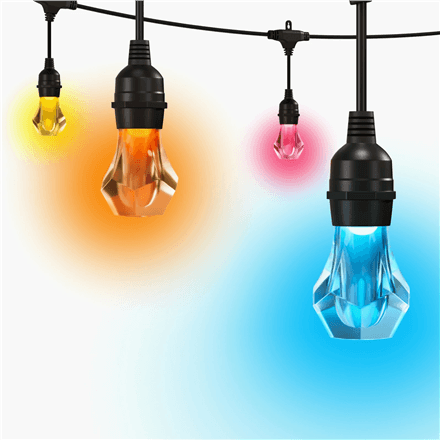 Nanoleaf Essentials Matter Smart Outdoor String Lights 15m
