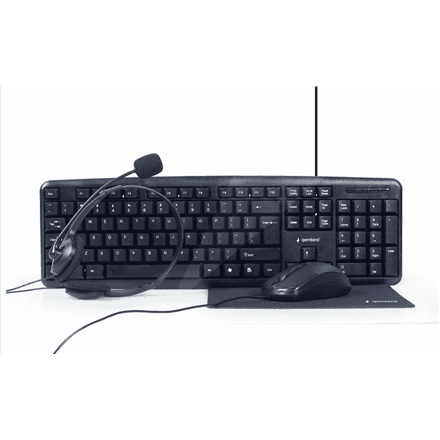 Gembird KBS-UO4-01 4-in-1 office komplekt klaviatuur