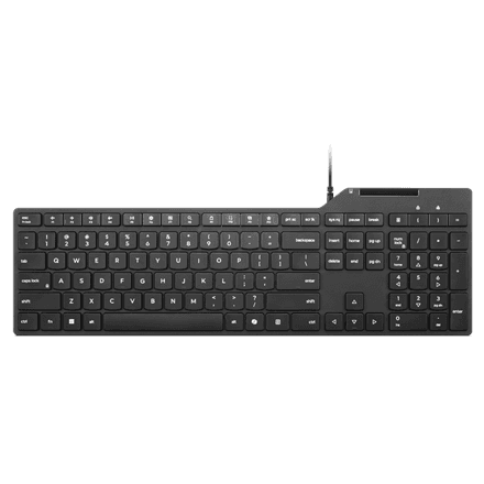 Lenovo USB-A Wired Smartcard Keyboard 5000 Black