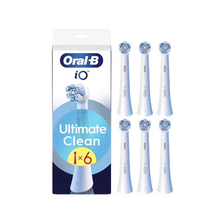 Oral-B iO UltimateClean hambaharja pead, 6 tk, valged