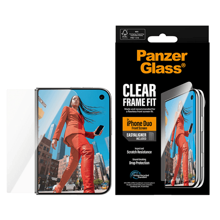 PanzerGlass FrameFit iPhone Duo klaaskaitsja