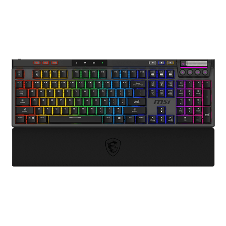 MSI STRIKE PRO WIRELESS – gaming klaviatuur Kailh switcheiga