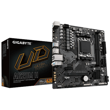 Gigabyte A620M H 1.0 материнская плата AM5 DDR5