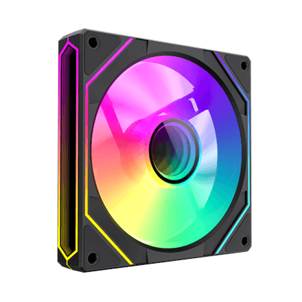 Gamemax FN12A-S8I korpuse ventilaator 120 mm, must