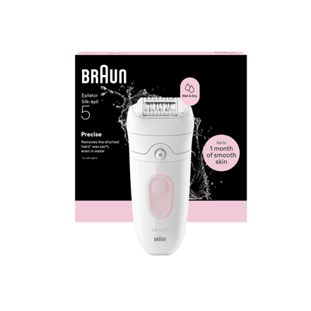 Braun Silk-épil 5 SE5-000 epilaator, 28 pintsetti, 40 min, Wet & Dry