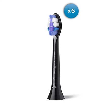 Philips HX6056/88 Sonicare Sensitive | Replacement brush heads | Heads | For adults | Number of brush heads included 6 | Black