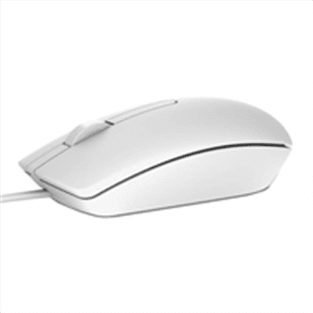 Dell MS116 optical wired hiir valge