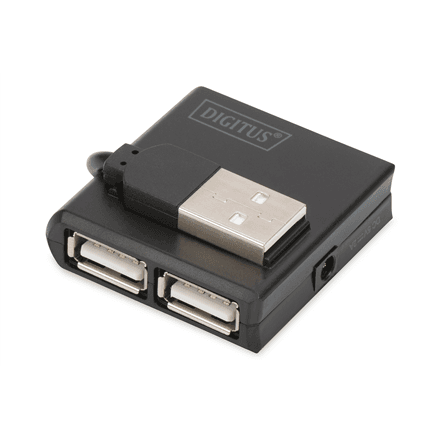 Digitus DA-70217 USB 2.0 hub, 4 ports, compact