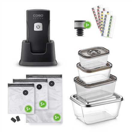 Caso Vacu OneTouch Pro Set hand vacuum sealer 20W