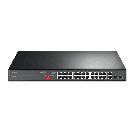 TP-LINK TL-SL1226P коммутатор 24 порта PoE+