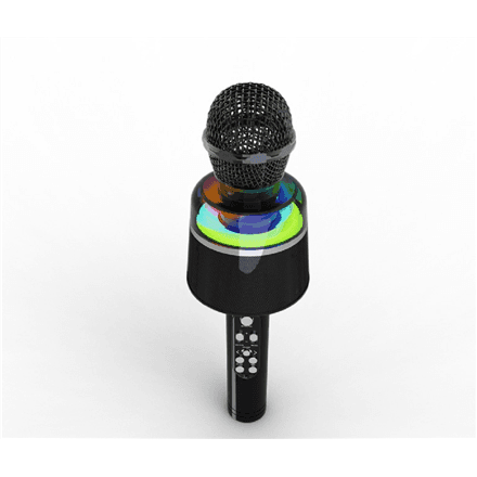 Gembird MICBT-01-BK wireless karaoke microphone with Bluetooth, black