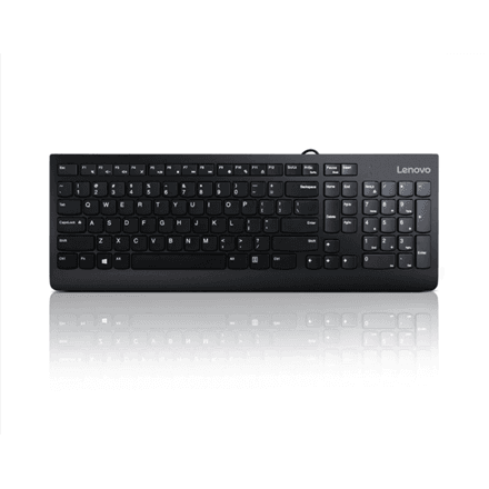 Lenovo 300 USB klaviatuur must – juhtmega klaviatuur