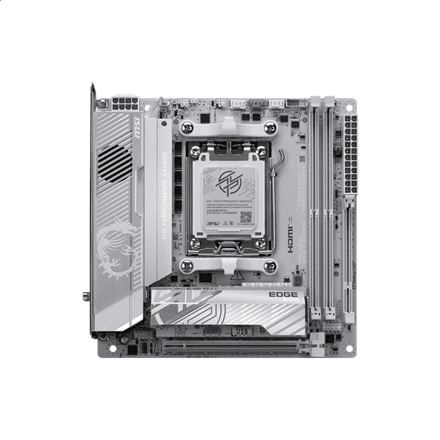 MSI MPG X870I EDGE TI EVO WIFI motherboard, AM5, Mini-ITX, DDR5