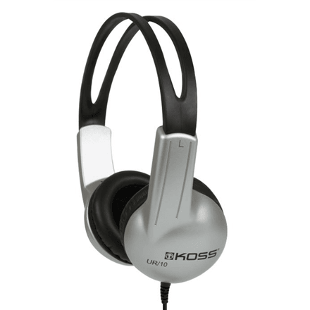 Koss UR10 Wired On-Ear Headphones Silver/Black