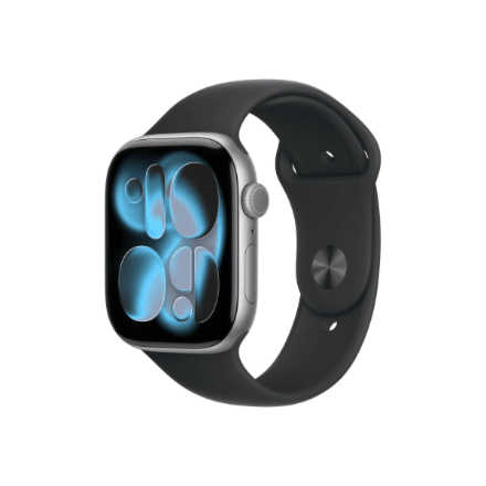 Apple Watch Series 11 GPS | Smart watch | GPS (satellite) | Always-On Retina | Waterproof | Space Grey