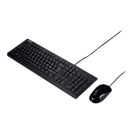 Asus U2000 Keyboard and Mouse Set Wired Black