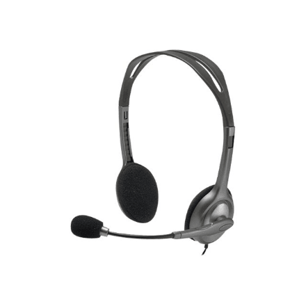 Logitech H111 stereo kõrvaklapid mikrofoniga 3.5mm