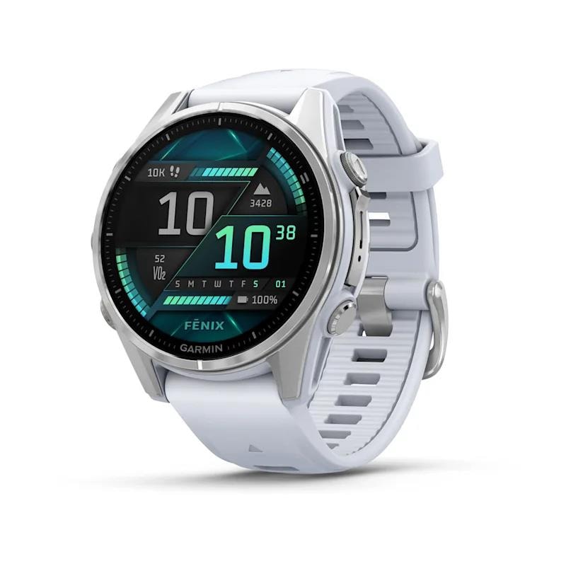 Garmin Fenix 8 hõbedane spordikellGarmin Fenix 8 nutikell Whitestone