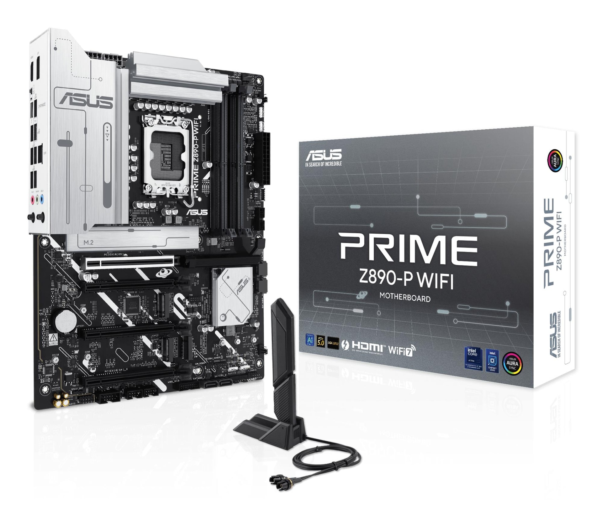 ASUS Prime Z890-P WIFI emaplaat Intel LGA1851, DDR5, ATX