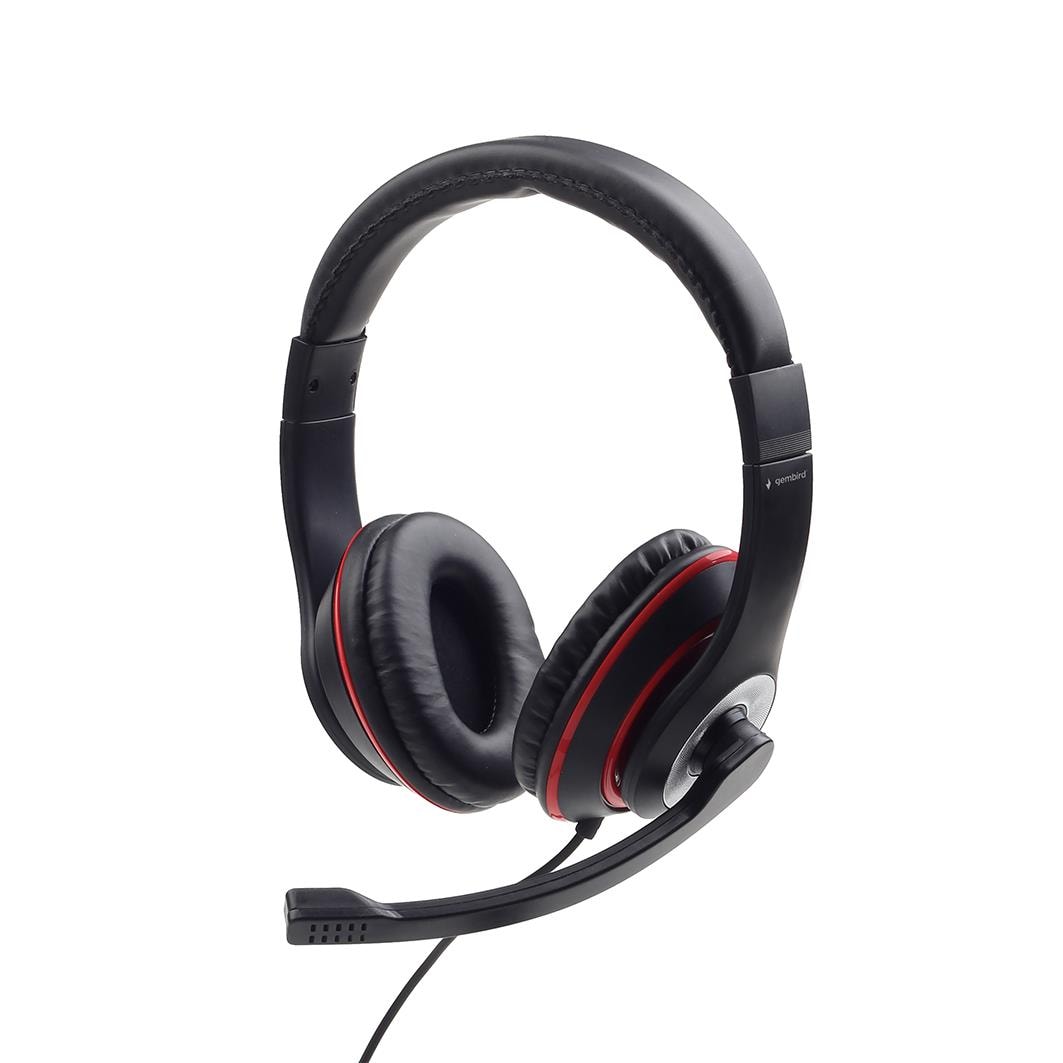 Gembird MHS-03-BKRD stereo peakomplekt