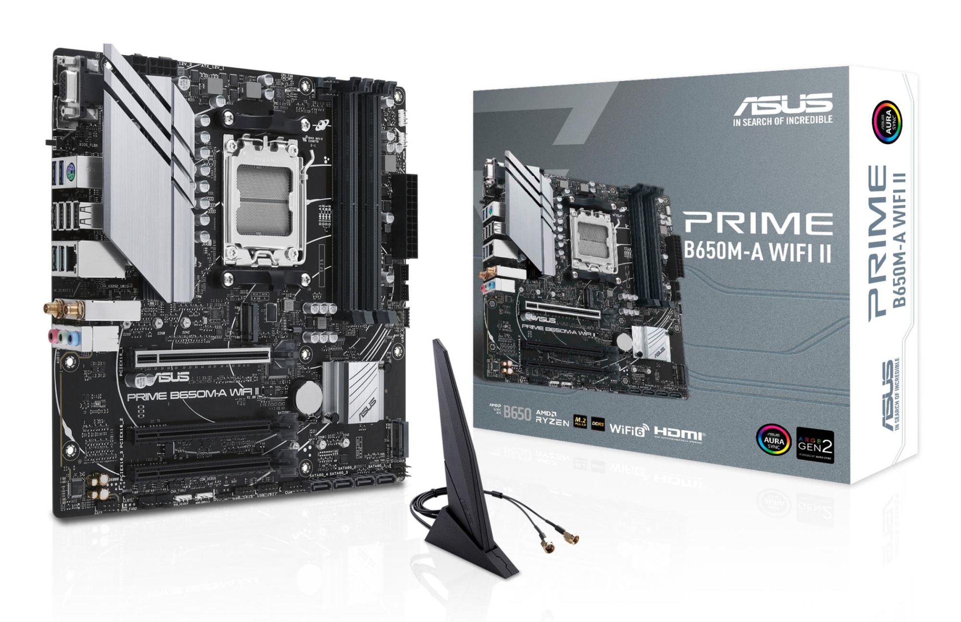 ASUS Prime B650M-A WiFi II emaplaat AMD AM5 DDR5 Micro-ATX
