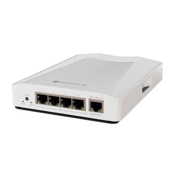 MikroTik CRS304-4XG-IN 4-pordine 10GbE võrgulüliti PoE-ga
