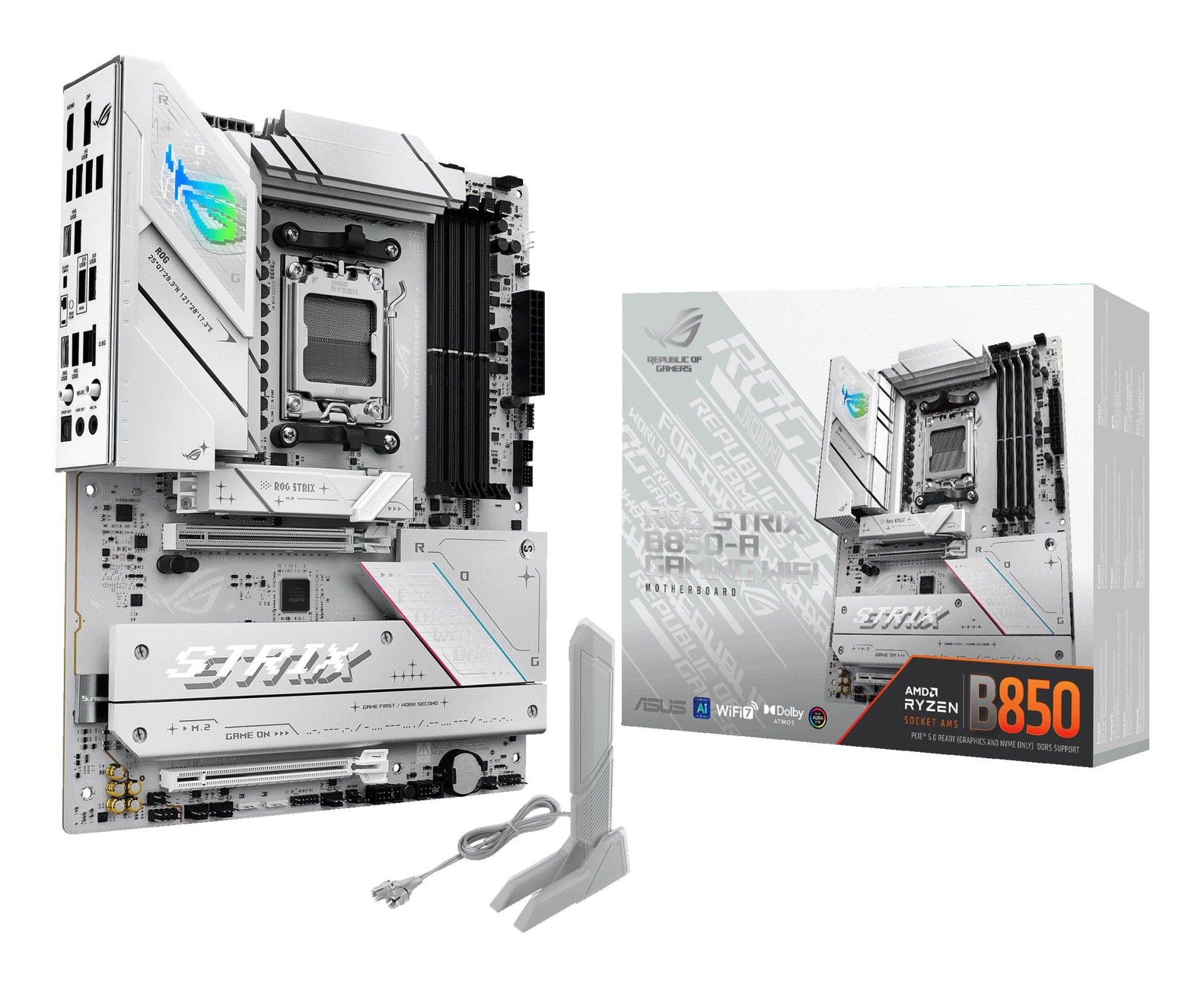 ASUS ROG Strix B850-A Gaming WiFi ATX emaplaat