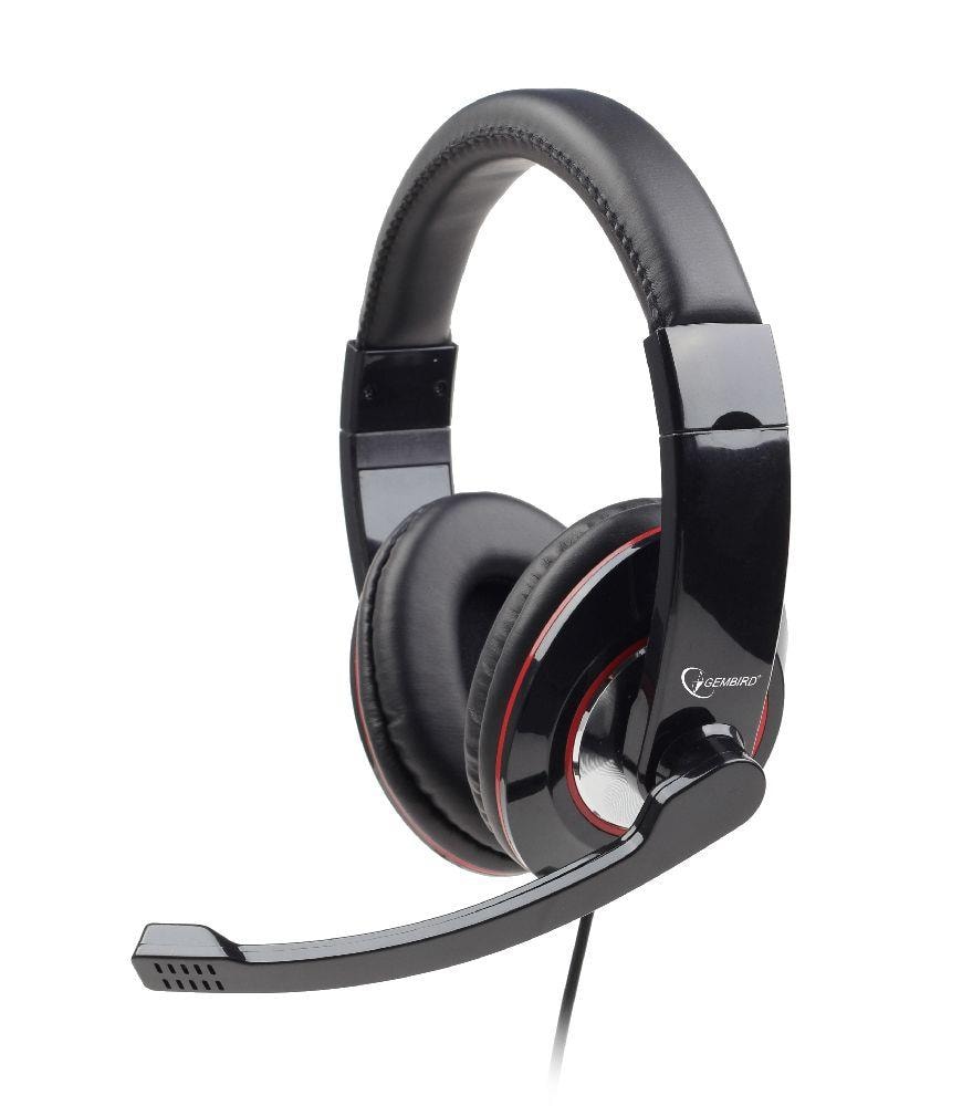 Gembird MHS-U-001 стерео наушники USB черные