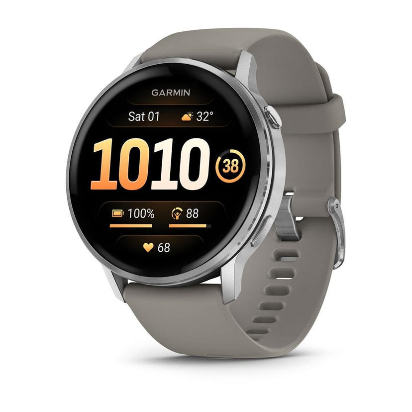 Garmin Venu 4 45mm nutikell (hõbe/hall)