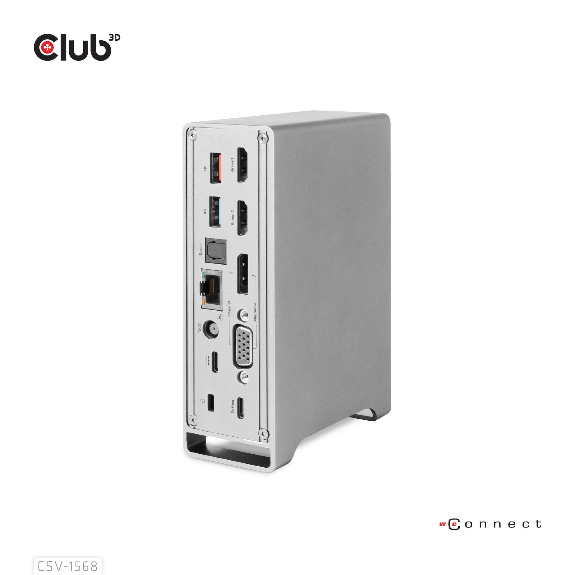 CLUB3D CSV-1568 USB-C docking station 120W