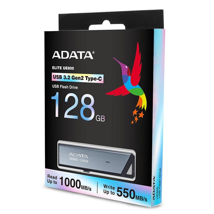 ADATA UE800 128GB USB-C mälupulk (hõbedane)