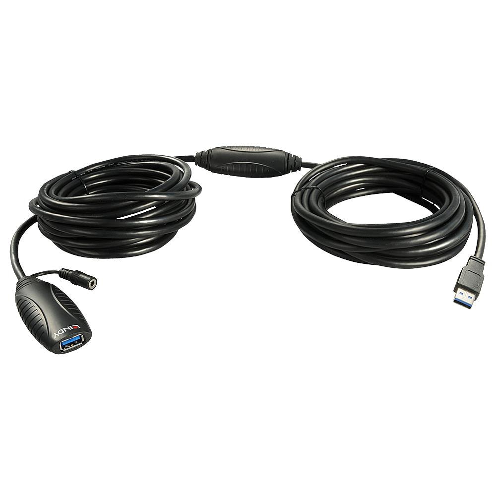 Lindy USB 3.2 Active Extension Cable 15m