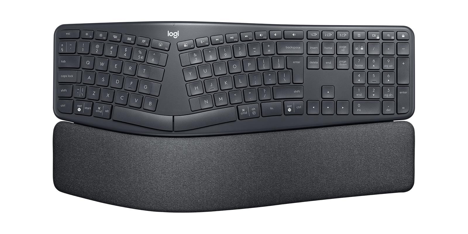 Logitech Ergo K860 juhtmeta ergonoomne klaviatuur, grafiit