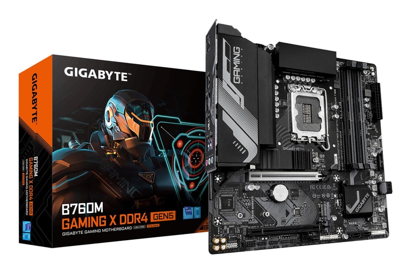 Gigabyte B760M Gaming X DDR4 Gen5 emaплaat Intel LGA 1700 micro-ATX