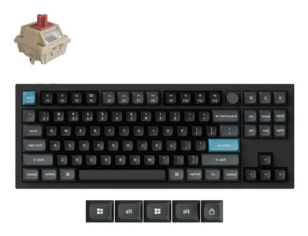 Keychron Q3 Ultra 8K juhtmeta mehaaniline klaviatuur, must
