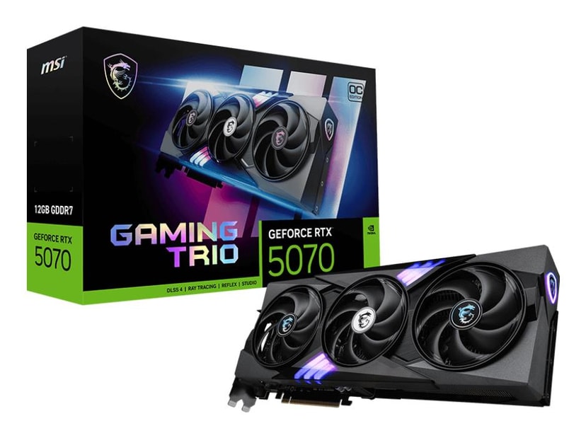 MSI GeForce RTX 5070 12 GB Gaming Trio OC videokaart