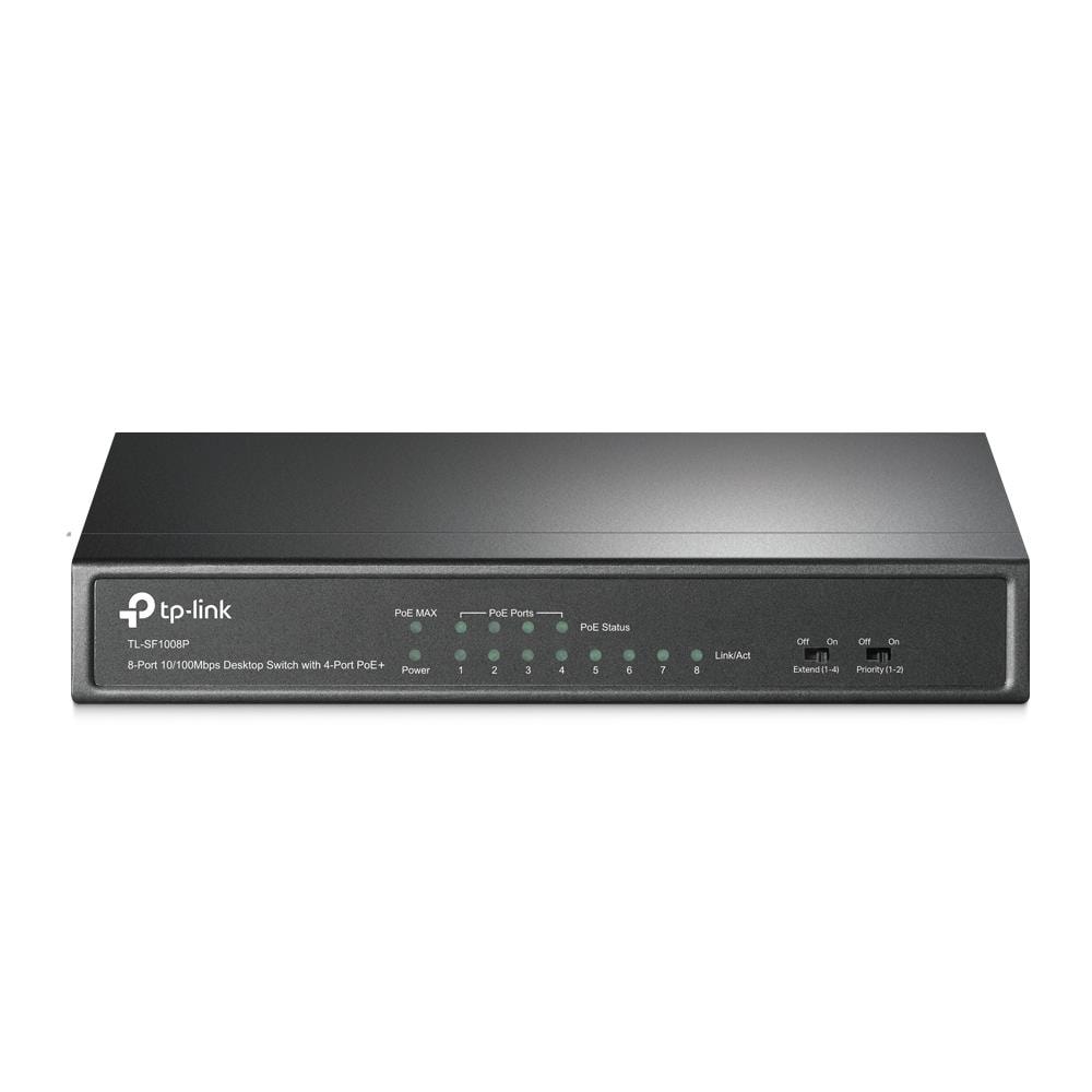 TP-Link TL-SF1008P 8-Port Fast Ethernet Unmanaged PoE Switch